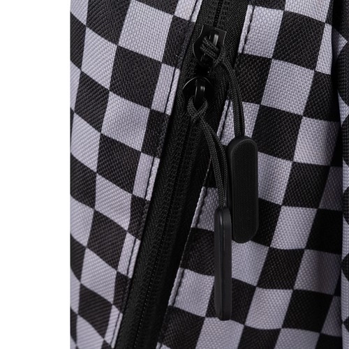 Designer Checkered Backpack with Shoe Bag 22L