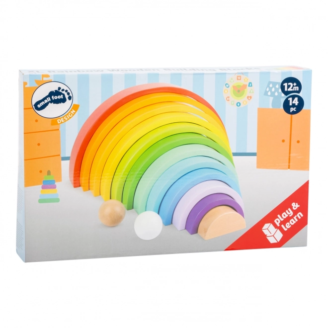 Small Foot Wooden Stacking Rainbow XL