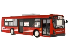 Remote Control City Bus for Kids 6+ - Red with Lights and Sounds