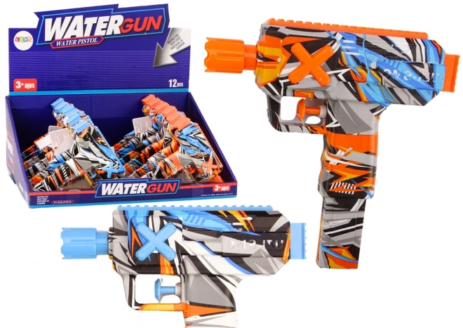 Small Water Gun Graffiti Blue Orange