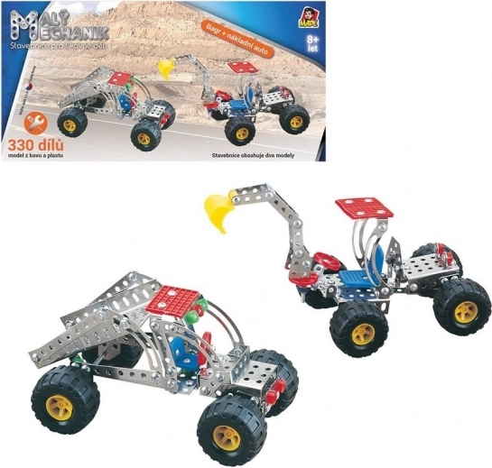 Malý mechanik 2 vozidla stavebnice