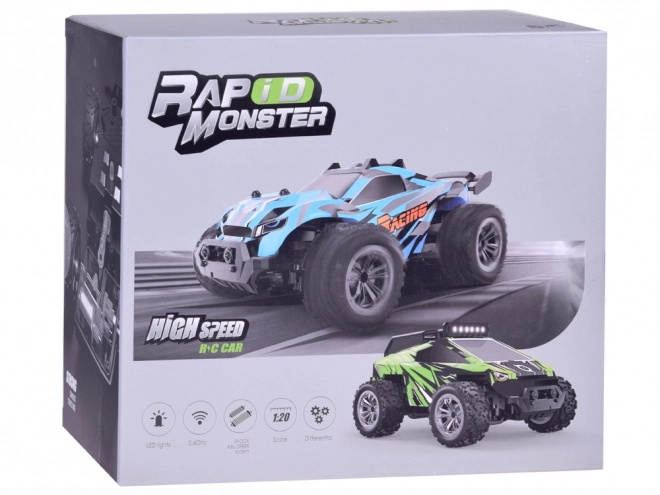 Remote Control Monster Car with Lights