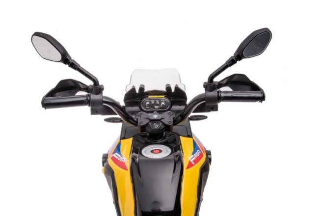 Yellow BMW F850 Battery Motorbike