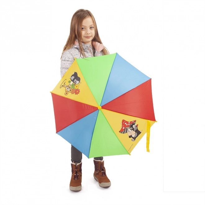 Rain Umbrella With Krtek Design