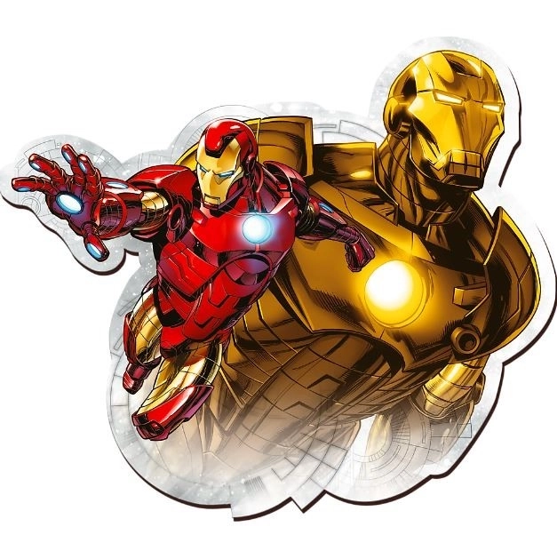 Brave Iron Man Wooden Puzzle