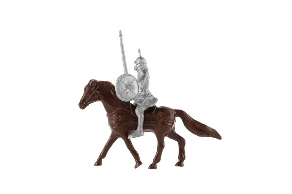 Knight Figures with Horses Plastic Set