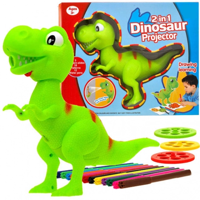 Dinosaur T-Rex Projector with Markers