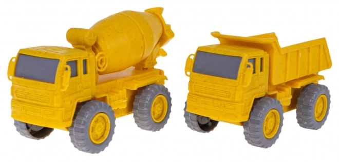 Eco Crane and Construction Vehicles Playset