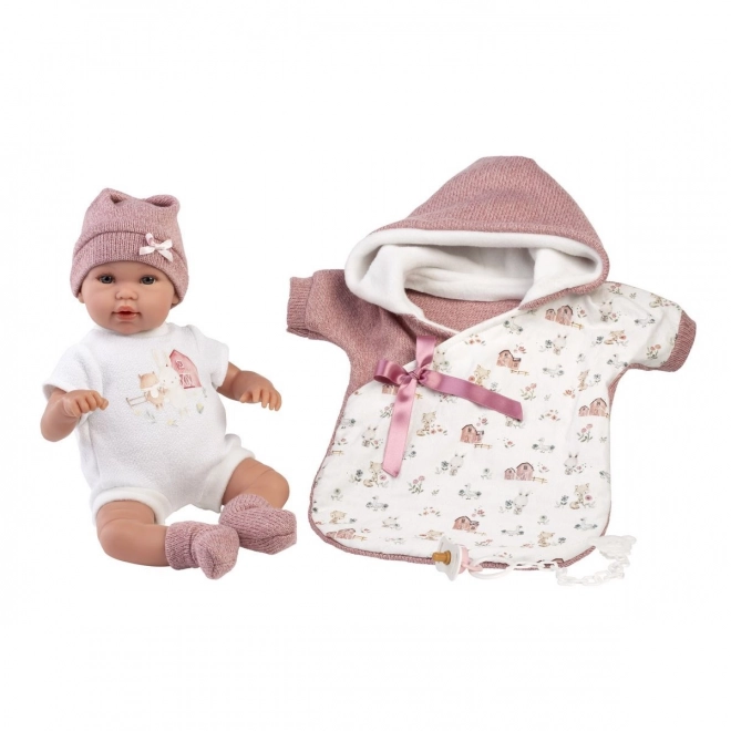 Realistic Baby Doll with Sounds - Soft Body 36 cm