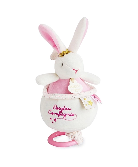 Musical Plush Pink Rabbit