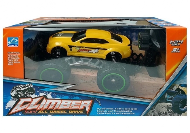 Remote Controlled Off-Road Yellow Car