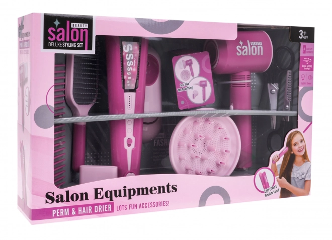 Interactive Children's Hairdressing Set with Accessories