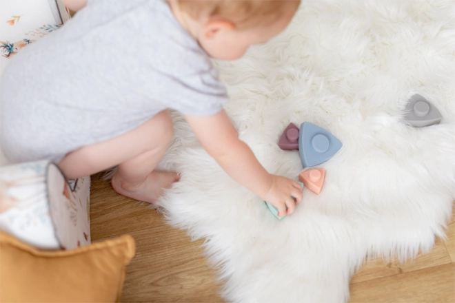 Silicone Stacking Triangle Toy