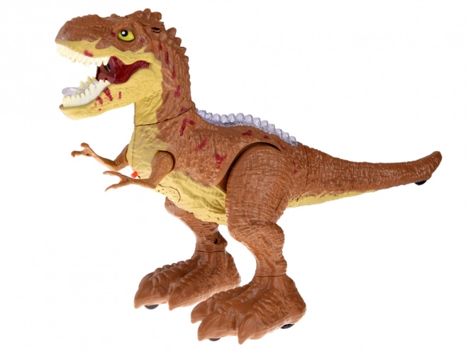 Remote-Controlled Gesture Dinosaur T-Rex Toy – brown