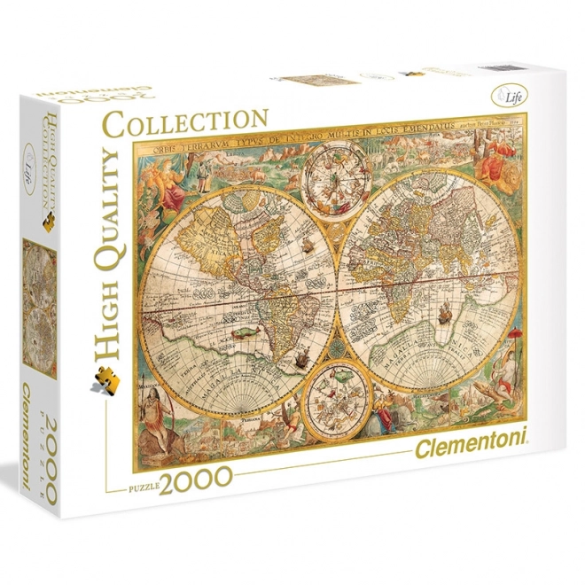 Clementoni World Map Puzzle 2000 Pieces