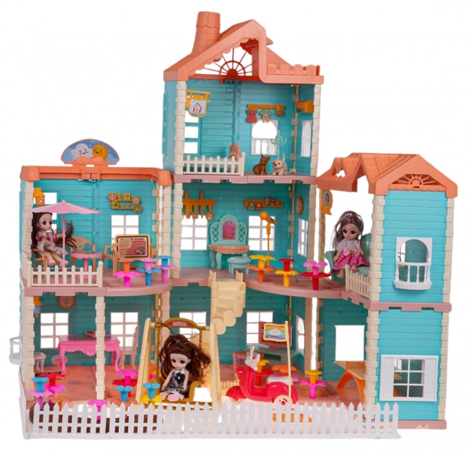 Interactive Dollhouse with Light and Water Effects