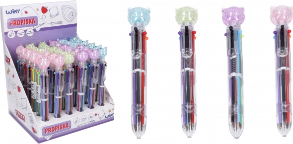 Multicolor Pen Cat, 6 Colors