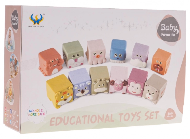 Sensory Animal Blocks Set