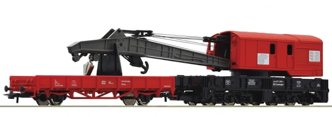 Roco Crane Wagon with Protective Carriage DB AG