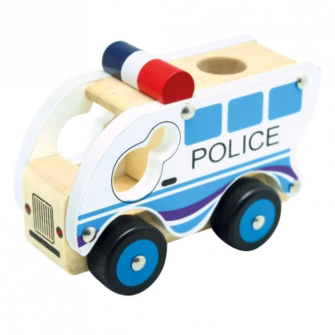 Wooden Police Car