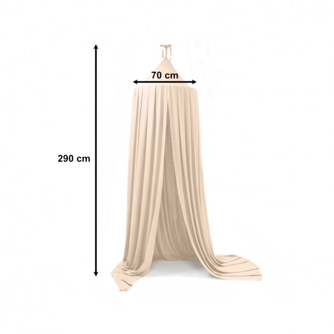 Beige Hanging Tipi Tent Canopy