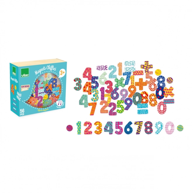 Vilac Wooden Magnetic Numbers Set