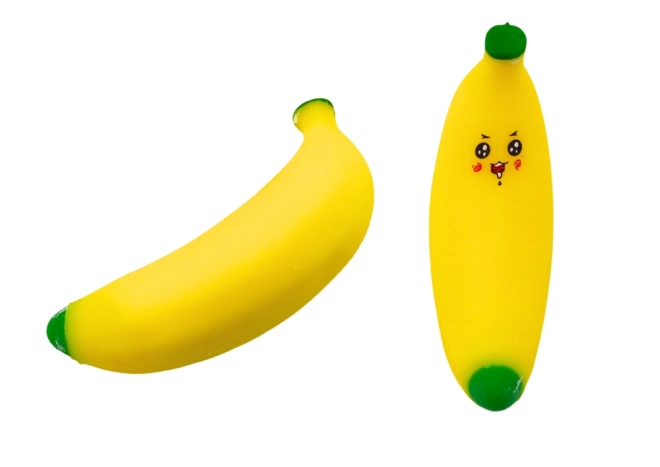 Stretchy Yellow Banana Anti-Stress Toy