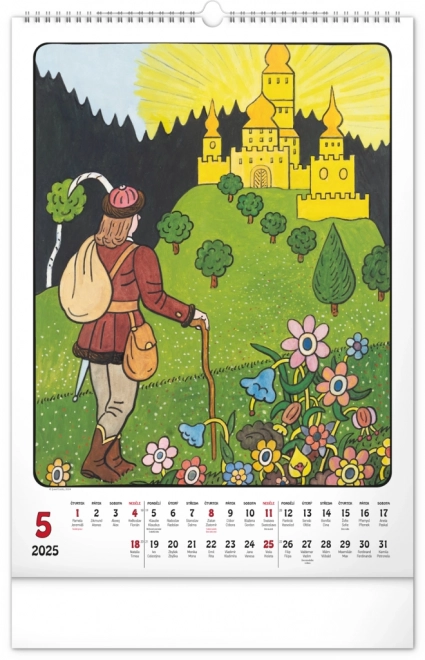 Wall Calendar Josef Lada 2025