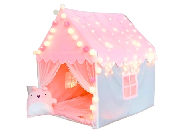 Portable Pink Children's Play Tent