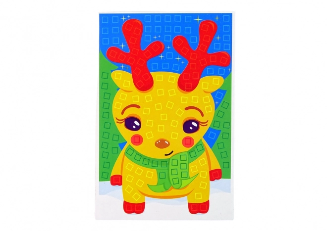 DIY Christmas Mosaic Kit - Reindeer