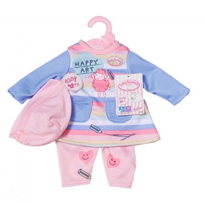 baby annabell little doll clothing set