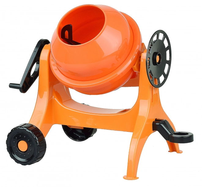 Orange Concrete Mixer