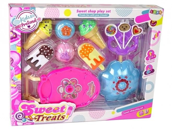 Sweet Treats Playset with Cart and Ice Cream Stand