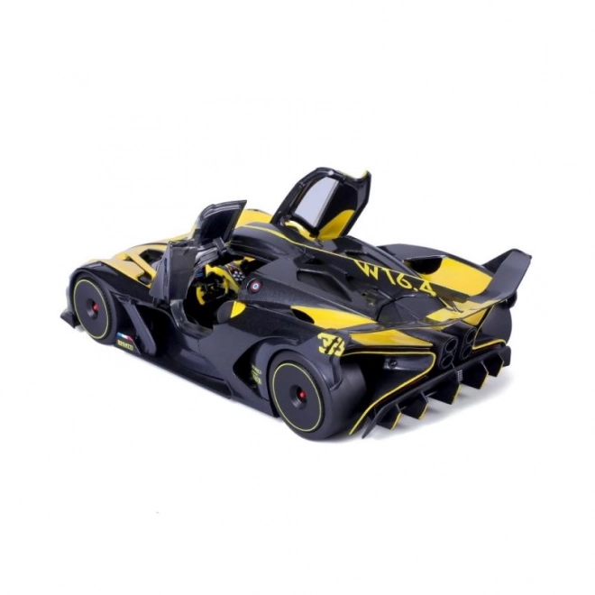 Bburago Bugatti Bolide Yellow/Black Model Car