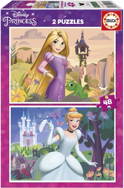 Educa Puzzle Disney Princesses Rapunzel and Cinderella