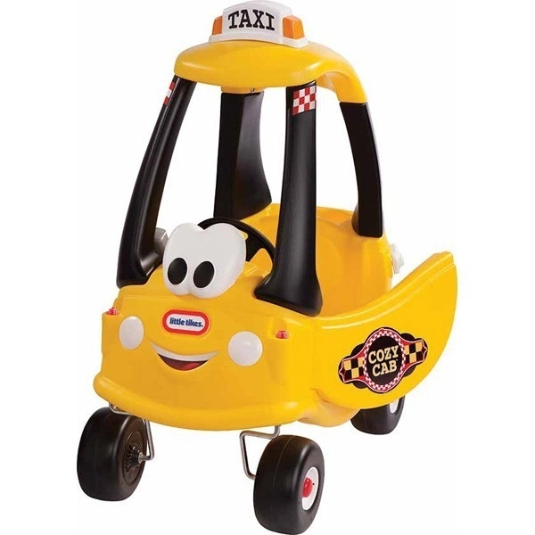 Cozy Coupe Black Taxi Ride-On Car – Black