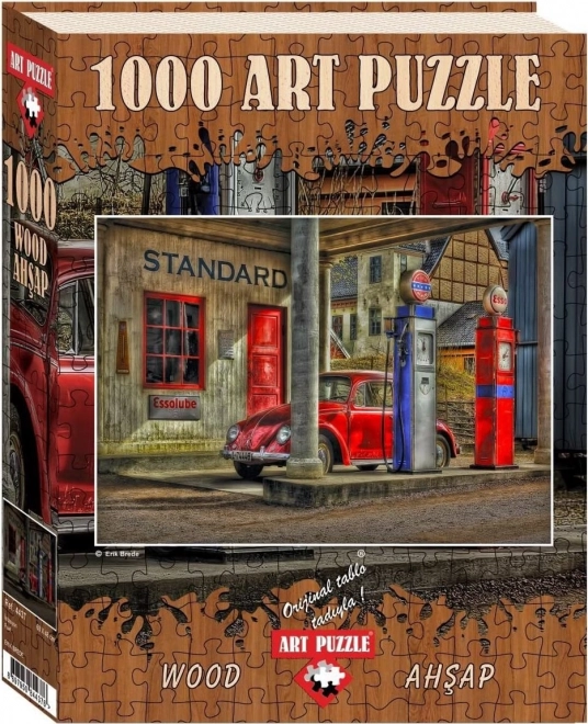 Art Puzzle Wooden Puzzle Gas Station 1000 Pieces