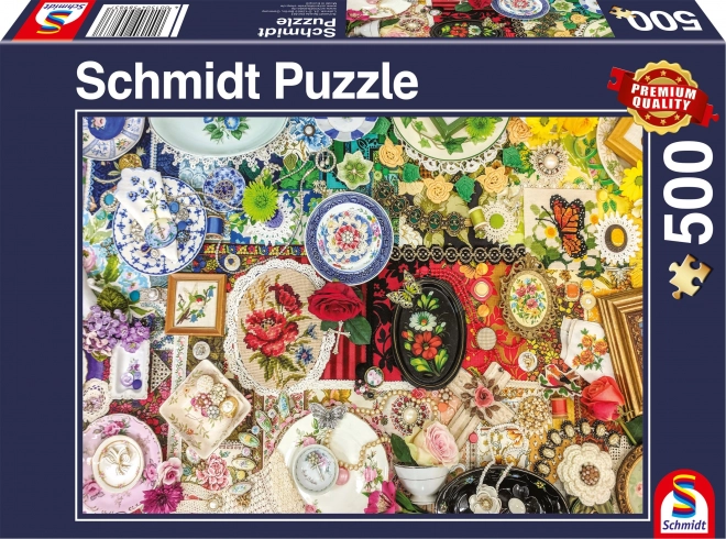 Small Treasures Puzzle 500 Pieces by Schmidt