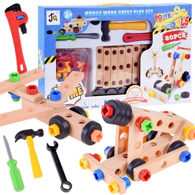 Creative Construction Blocks Set 80 Pieces