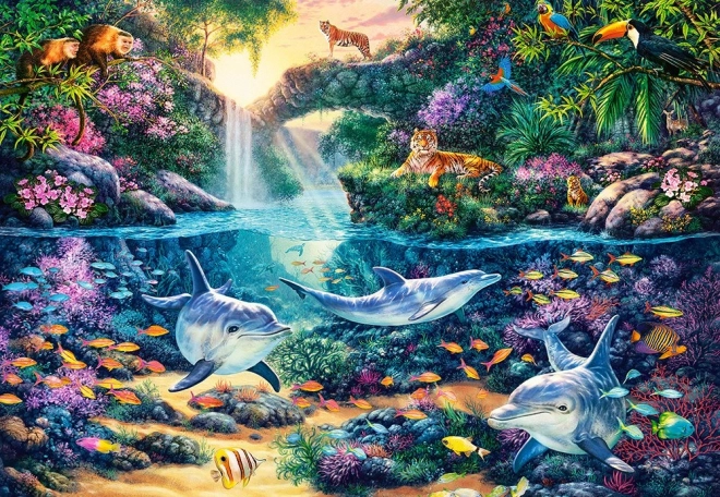 Jungle Paradise Jigsaw Puzzle 1500 Pieces