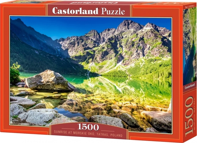 Castorland Sunrise at Morskie Oko Lake Puzzle 1500 Pieces