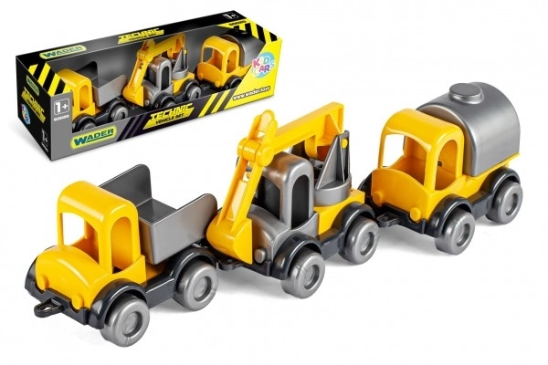 Wader Kid Cars Construction Vehicles Set