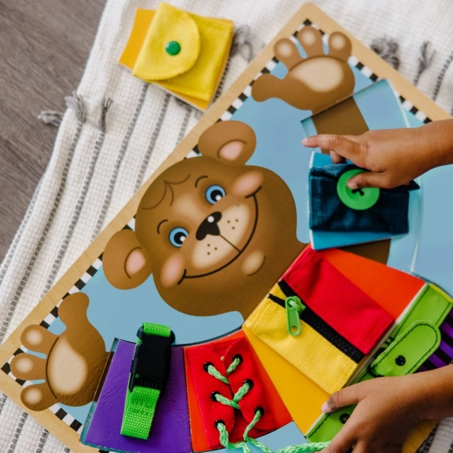 Melissa and doug - Dress up bear motor skills board