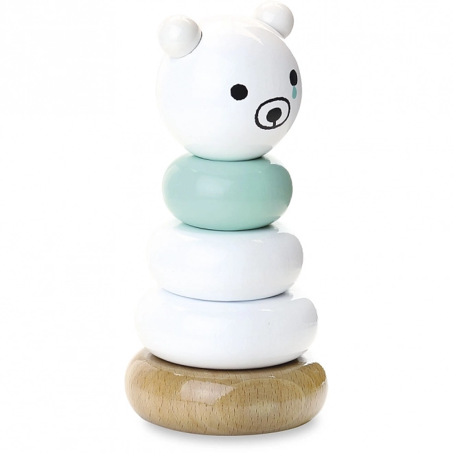 Vilac wooden stacking tower sad bear