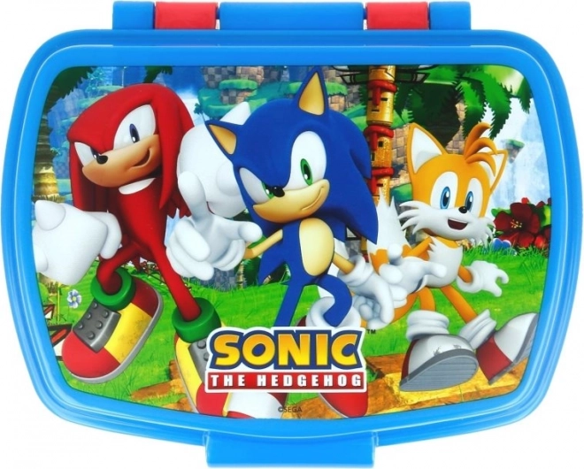 Lunch Box For Kids Sonic The Hedgehog Blue And Red