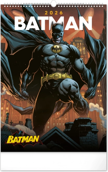 Stenski koledar Batman Dark 2026