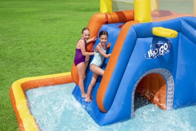 Water Amusement Park BESTWAY for Kids 5+ Slide + Basketball Hoop + Tunnel + Shower