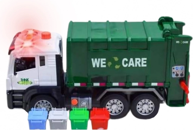 Interactive Garbage Truck Purifier 1:10 - Educational Toy for Waste Sorting