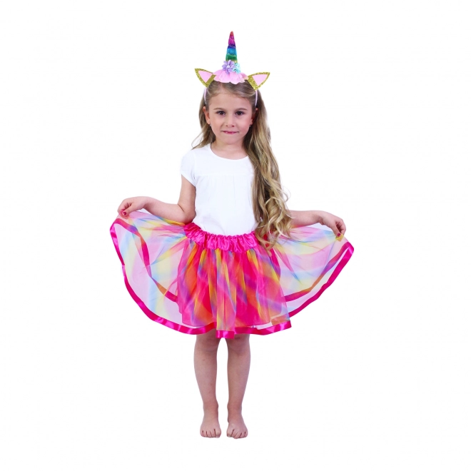 Unicorn Tutu Skirt and Headband Set for Girls