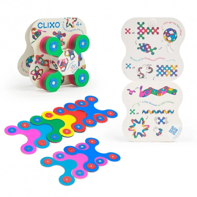 Clixo Tiny & Mighty Magnetic Building Set